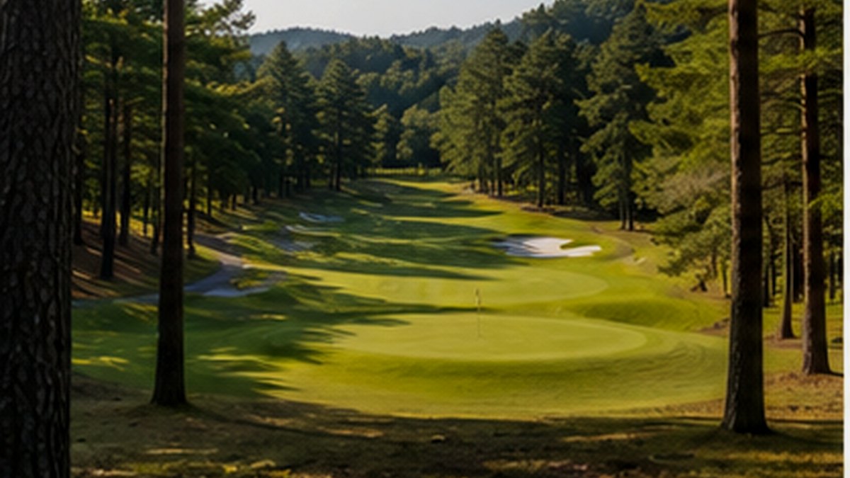 Tokyo-area Japanese golf course setting